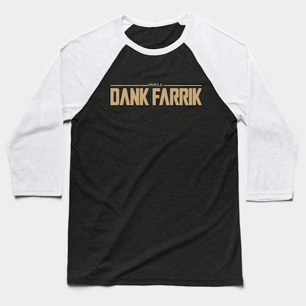 DANK FARRIK - Mando title font Baseball T-Shirt by HtCRU